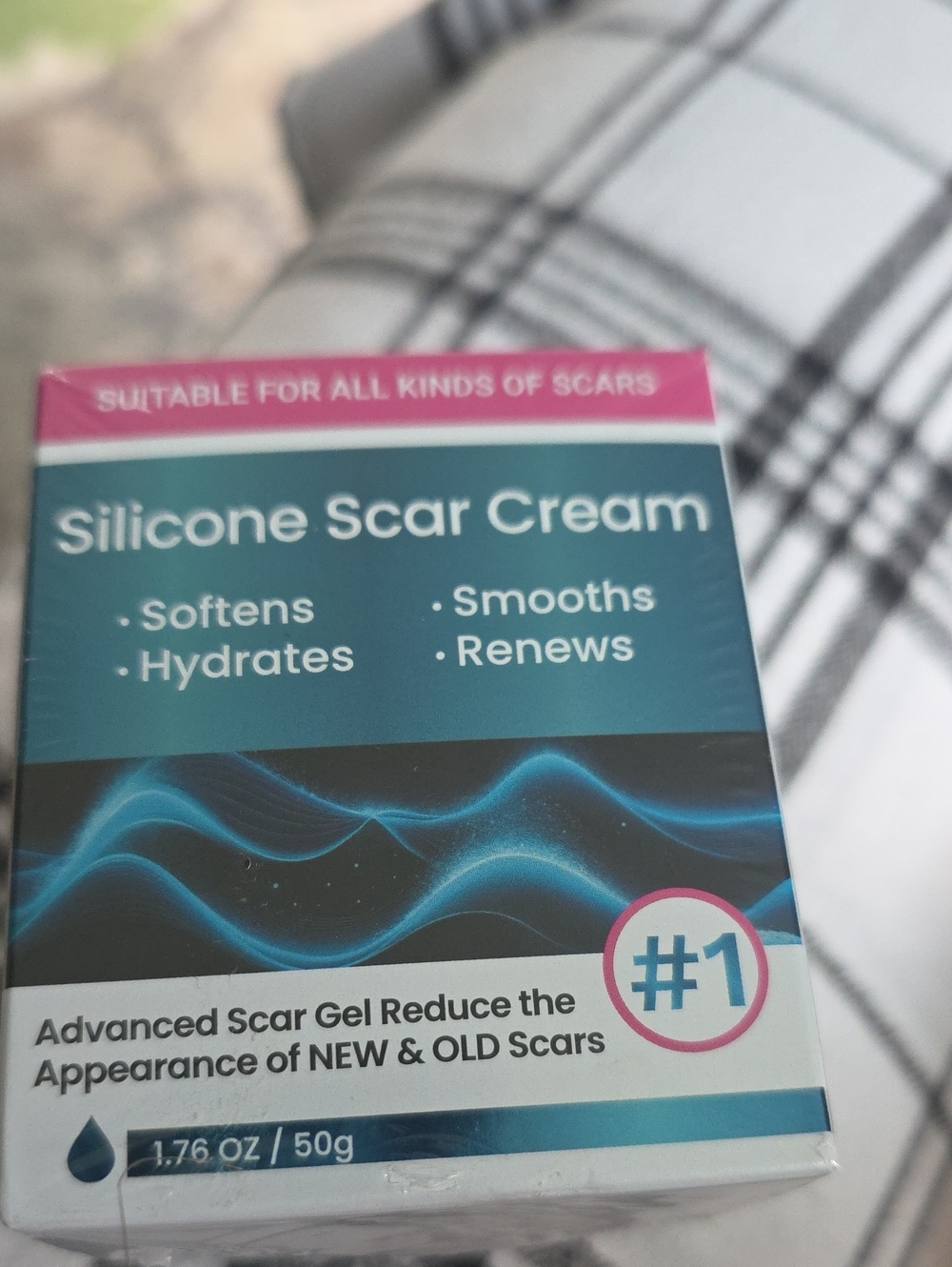 Silicone Scar Cream - Hydrating Scar Gel (Blue)